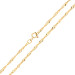 9ct Yellow Gold 2.40mm Twisted Curb Chain