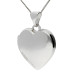 Sterling Silver Plain Heart Locket