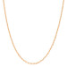 9ct Rose Gold 1.46mm Close Link Filed Trace Chain