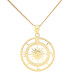 9ct Yellow Gold Compass Pendant