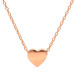 9ct Rose Gold Heart Necklace