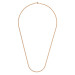 9ct Rose Gold 2.11mm Filed Curb Chain Necklace