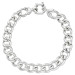 Men's Sterling Silver 10mm Curb Bracelet