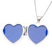 Sterling Silver Pink Enamel Love Heart Locket