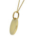 9ct Yellow Gold Disc Pendant