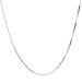 9ct White Gold 0.70mm Venetian Box Chain
