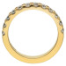 18ct Yellow Gold 0.78ct Diamond Half Eternity Ring