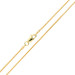 9ct Yellow Gold 1.10mm Filed Franco Chain
