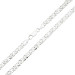 Sterling Silver 5.2mm Flat Byzantine Chain