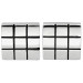 Rhodium Plated Square Cufflinks