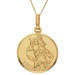 9ct Yellow Gold St Christopher Pendant