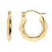 9ct Yellow Gold 14mm Hoop Earrings
