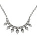 9ct White Gold Diamond Necklace