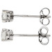 18ct White Gold 0.64ct Natural Diamond Earrings