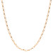 9ct Rose Gold 1.84mm Oval Link Belcher Chain