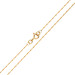 9ct Yellow Gold 1.13mm Barleycorn Chain