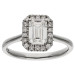 Platinum 1.11ct Lab Grown Diamond Engagement Ring