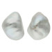 9ct Yellow Gold 10-11mm Keshi Pearl Stud Earrings
