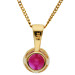 9ct Yellow Gold 0.50ct Ruby Pendant 