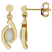 9ct Yellow Gold 0.56ct Opal Earrings