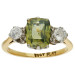 18ct Yellow Gold Diamond & Zircon Ring