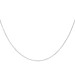 1mm 18ct White Gold Trace Chain 