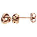 9ct Rose Gold Knot Earrings