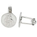Sterling Silver St Christopher Cufflinks