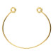 9ct Yellow Gold Infinity Bangle