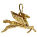 9ct Yellow Gold Pegasus Charm