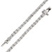 9ct White Gold 2.00ct Lab Grown Diamond Tennis Bracelet