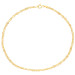 9ct Yellow Gold Hollow Singapore Anklet