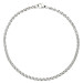 9ct White Gold 2.5mm Spiga Chain Bracelet 