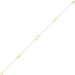 9ct Yellow Gold Infinity Bracelet