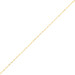 9ct Yellow Gold Twist Curb Chain Anklet