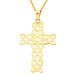 9ct Yellow Gold Celtic Cross Pendant