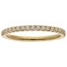 9ct Yellow Gold 0.24ct Diamond Half Eternity Ring