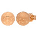 9ct Rose Gold 7mm Ball Stud Earrings