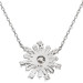 Sterling Silver & Cubic Zirconia Snowflake Necklace