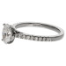 Platinum 0.92ct Lab Grown Diamond Engagement Ring