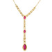 9ct Yellow Gold Ruby Necklace