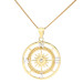 9ct Yellow Gold Compass Pendant
