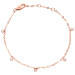 9ct Rose Gold Fancy Diamond Bracelet