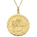 9ct Yellow Gold St Christopher Pendant