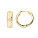 9ct Yellow Gold 12mm Hoop Earrings