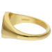 18ct Yellow Gold Diamond Signet Ring