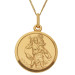 9ct Yellow Gold St Christopher Pendant