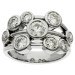 Platinum 2.06ct Diamond Bubble Ring