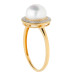 18ct Gold Pearl & Diamond Dress Ring