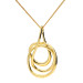 9ct Yellow Gold Swirl Pendant